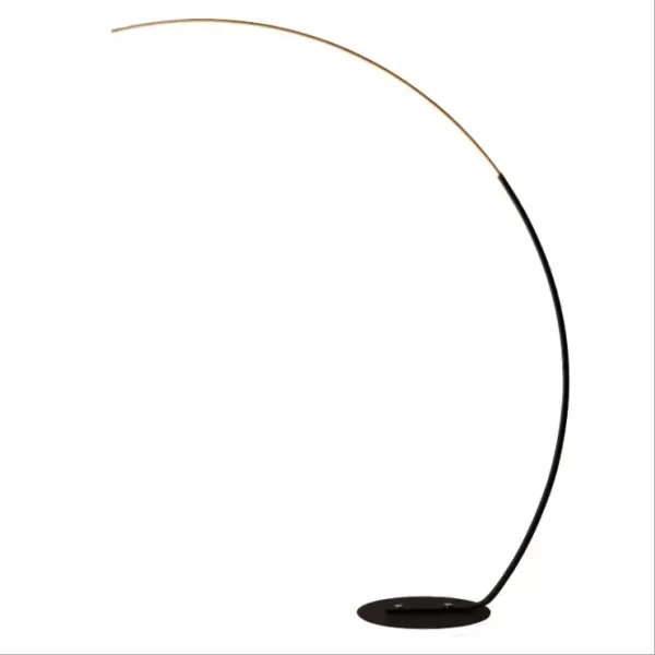 Modern Minimalism Standard Lamp Art Decor Nordic Living Room Bedroom Corner Led Arc Shaped Remote Floor Lamp for Esports Room